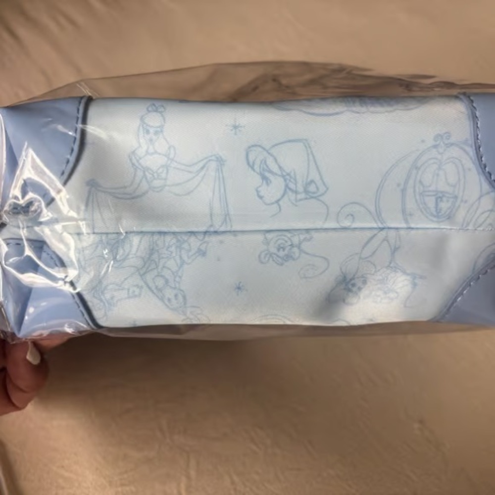 Light Blue Novelty Mini Top-Handle Bag - Picture 5 of 5